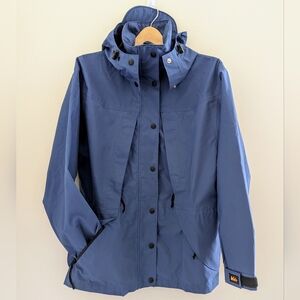 REI GORE-TEX Weatherproof Jacket Parka WOMEN'S 8 Rain Water Snow Wind Ski Blue